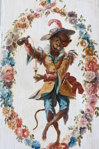 Boiserie du salon des singes