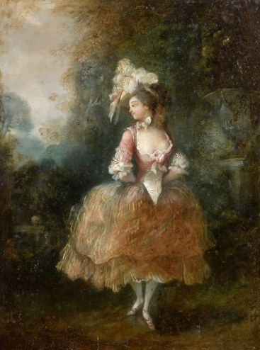 Danseuse de Schall dans le Petit salon