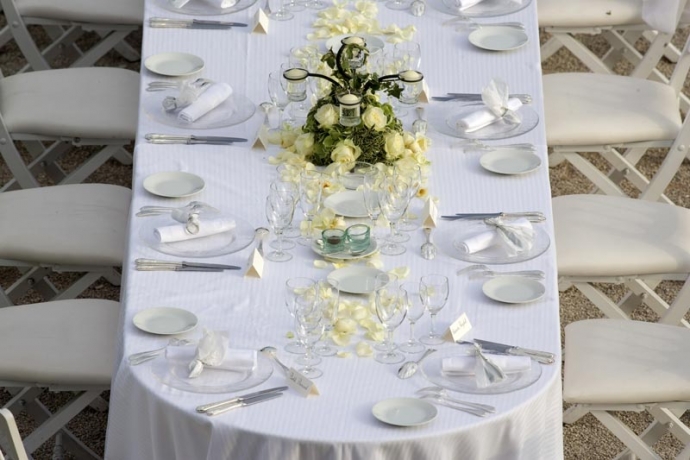 Table longue - réception