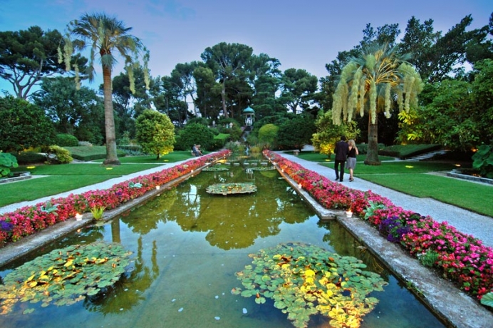 Plan d'eau et jardins - réception