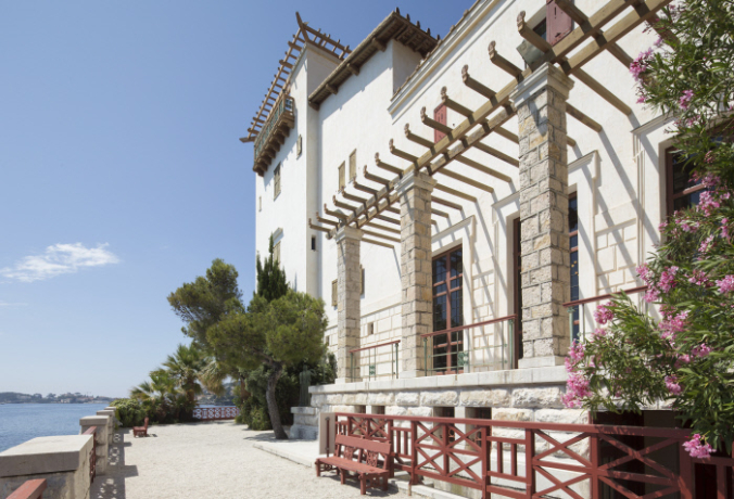 Villa Kérylos, façade est, © Pascal Lemaître Centre des monuments nationaux 2016